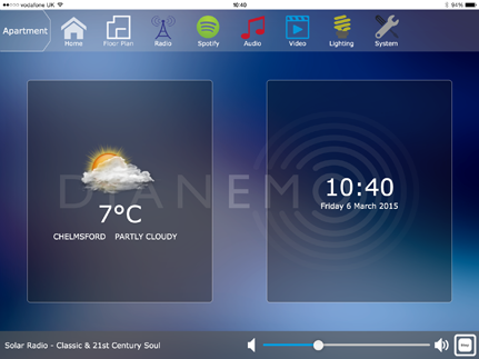 Home Screen